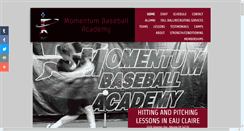 Desktop Screenshot of mobaseballacademy.com